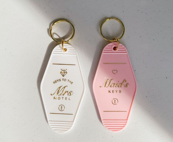 Vintage Motel Keychain