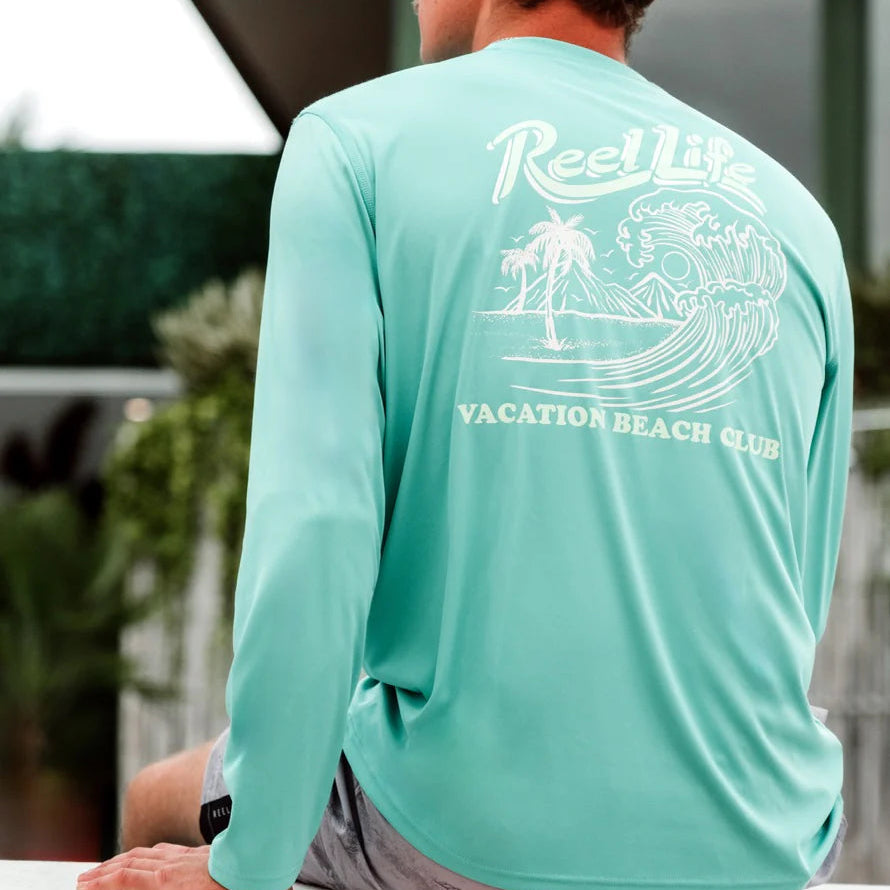 Long Sleeve SPF Tee in Spring Fields
