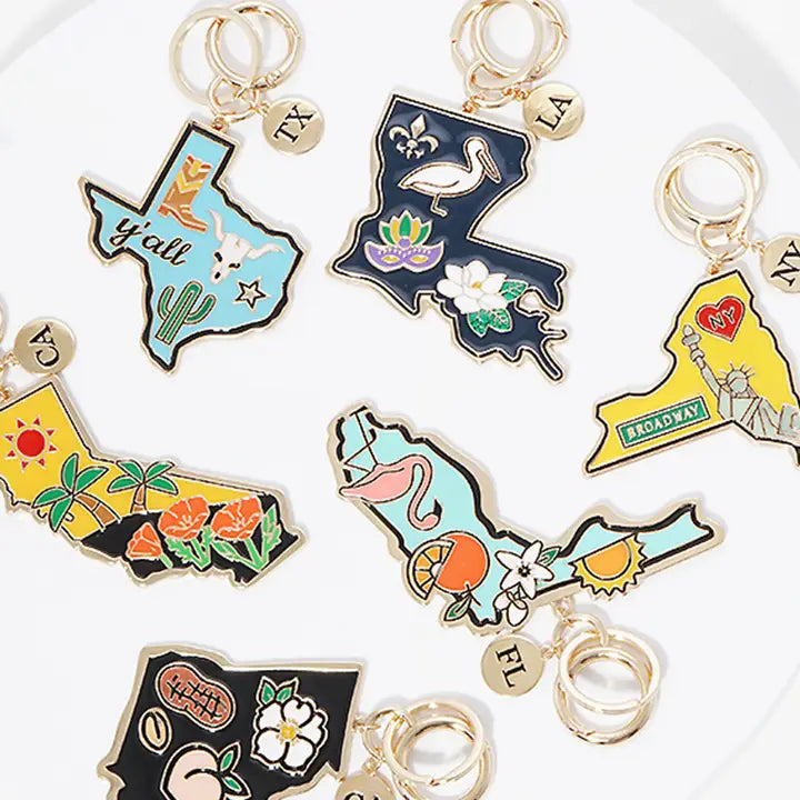 Enamel Keychain