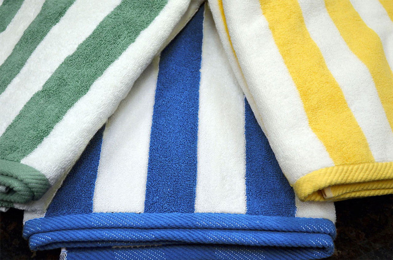 Cabana Striped Large 35"x70" Pool Towel